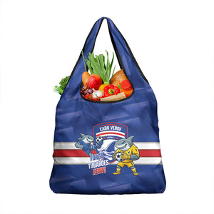 Cabo Verde Football 2026 Grocery Bag Forca Tubaroes Azuis