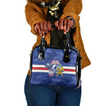 Cabo Verde Football 2026 Shoulder Handbag Forca Tubaroes Azuis