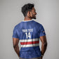 Cabo Verde Football 2026 Custom T shirt Forca Tubaroes Azuis