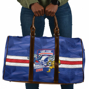 Cabo Verde Football 2026 Travel Bag Forca Tubaroes Azuis