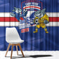 Cabo Verde Football 2026 Window Curtain Forca Tubaroes Azuis