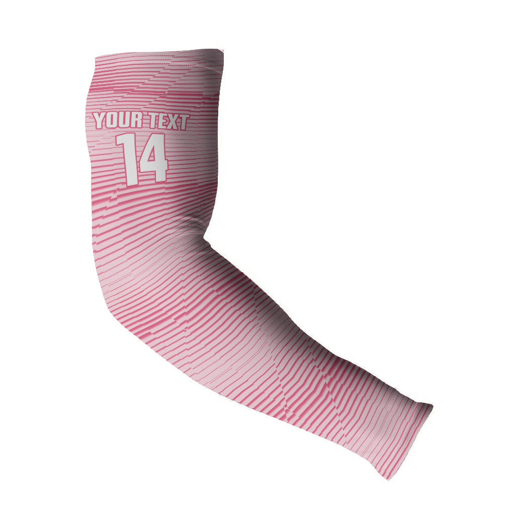 Cabo Verde Football 2026 Custom Arm Sleeves Tubaroes Azuis Goalkeeper Pink Jersey