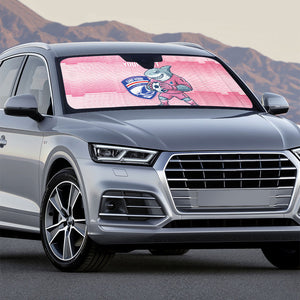 Cabo Verde Football 2026 Custom Auto Sun Shade Tubaroes Azuis Goalkeeper Pink Jersey