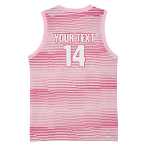 Cabo Verde Football 2026 Custom Basketball Jersey Tubaroes Azuis Goalkeeper Pink Jersey