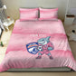 Cabo Verde Football 2026 Custom Bedding Set Tubaroes Azuis Goalkeeper Pink Jersey