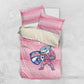 Cabo Verde Football 2026 Custom Bedding Set Tubaroes Azuis Goalkeeper Pink Jersey