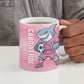 Cabo Verde Football 2026 Custom Ceramic Mug Tubaroes Azuis Goalkeeper Pink Jersey
