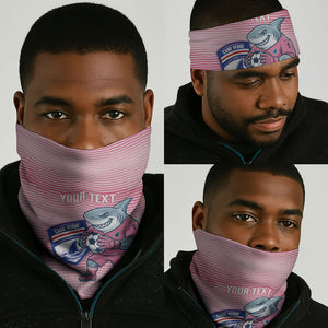 Cabo Verde Football 2026 Custom Neck Gaiter Tubaroes Azuis Goalkeeper Pink Jersey