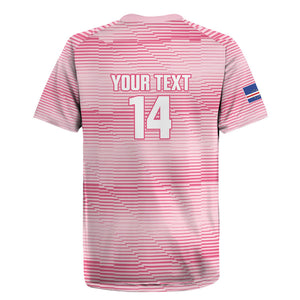 Cabo Verde Football 2026 Custom Rugby Jersey Tubaroes Azuis Goalkeeper Pink Jersey