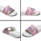 Cabo Verde Football 2026 Custom Slide Sandals Tubaroes Azuis Goalkeeper Pink Jersey