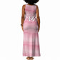 Cabo Verde Football 2026 Custom Tank Maxi Dress Tubaroes Azuis Goalkeeper Pink Jersey