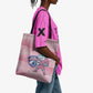 Cabo Verde Football 2026 Custom Tote Bag Tubaroes Azuis Goalkeeper Pink Jersey