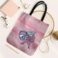 Cabo Verde Football 2026 Custom Tote Bag Tubaroes Azuis Goalkeeper Pink Jersey