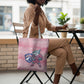Cabo Verde Football 2026 Custom Tote Bag Tubaroes Azuis Goalkeeper Pink Jersey