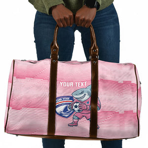Cabo Verde Football 2026 Custom Travel Bag Tubaroes Azuis Goalkeeper Pink Jersey