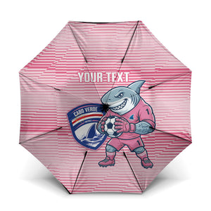 Cabo Verde Football 2026 Custom Umbrella Tubaroes Azuis Goalkeeper Pink Jersey