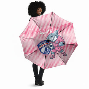 Cabo Verde Football 2026 Custom Umbrella Tubaroes Azuis Goalkeeper Pink Jersey