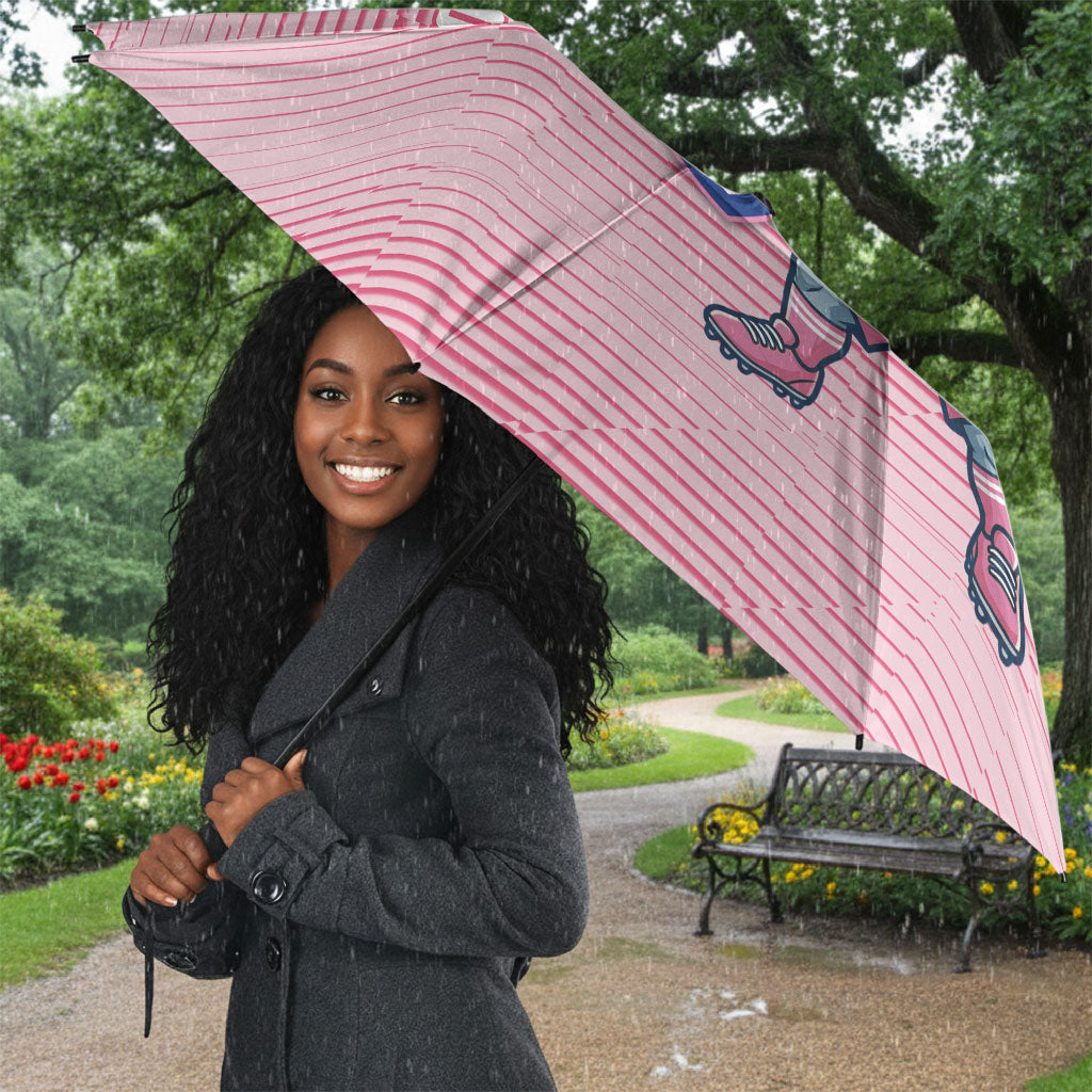 Cabo Verde Football 2026 Custom Umbrella Tubaroes Azuis Goalkeeper Pink Jersey