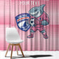 Cabo Verde Football 2026 Custom Window Curtain Tubaroes Azuis Goalkeeper Pink Jersey