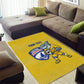 Cabo Verde Football 2026 Custom Area Rug Tubaroes Azuis Goalkeeper Yellow Jersey