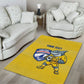 Cabo Verde Football 2026 Custom Area Rug Tubaroes Azuis Goalkeeper Yellow Jersey