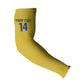 Cabo Verde Football 2026 Custom Arm Sleeves Tubaroes Azuis Goalkeeper Yellow Jersey