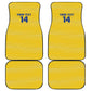 Cabo Verde Football 2026 Custom Car Mats Tubaroes Azuis Goalkeeper Yellow Jersey