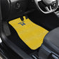 Cabo Verde Football 2026 Custom Car Mats Tubaroes Azuis Goalkeeper Yellow Jersey