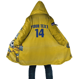 Cabo Verde Football 2026 Custom Cloak Tubaroes Azuis Goalkeeper Yellow Jersey