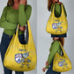 Cabo Verde Football 2026 Custom Grocery Bag Tubaroes Azuis Goalkeeper Yellow Jersey