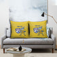 Cabo Verde Football 2026 Custom Pillow Cover Tubaroes Azuis Goalkeeper Yellow Jersey