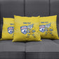 Cabo Verde Football 2026 Custom Pillow Cover Tubaroes Azuis Goalkeeper Yellow Jersey