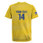 Cabo Verde Football 2026 Custom Rugby Jersey Tubaroes Azuis Goalkeeper Yellow Jersey