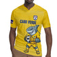Cabo Verde Football 2026 Custom Rugby Jersey Tubaroes Azuis Goalkeeper Yellow Jersey