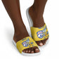 Cabo Verde Football 2026 Custom Slide Sandals Tubaroes Azuis Goalkeeper Yellow Jersey
