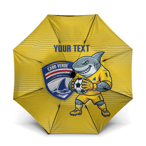 Cabo Verde Football 2026 Custom Umbrella Tubaroes Azuis Goalkeeper Yellow Jersey