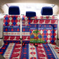 Afro Haiti Christmas Back Car Seat Cover Jwaye Nowe Neg Marron With Coat Of Arms - African Pride