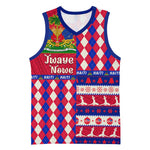 Afro Haiti Christmas Basketball Jersey Jwaye Nowe Neg Marron With Coat Of Arms - African Pride