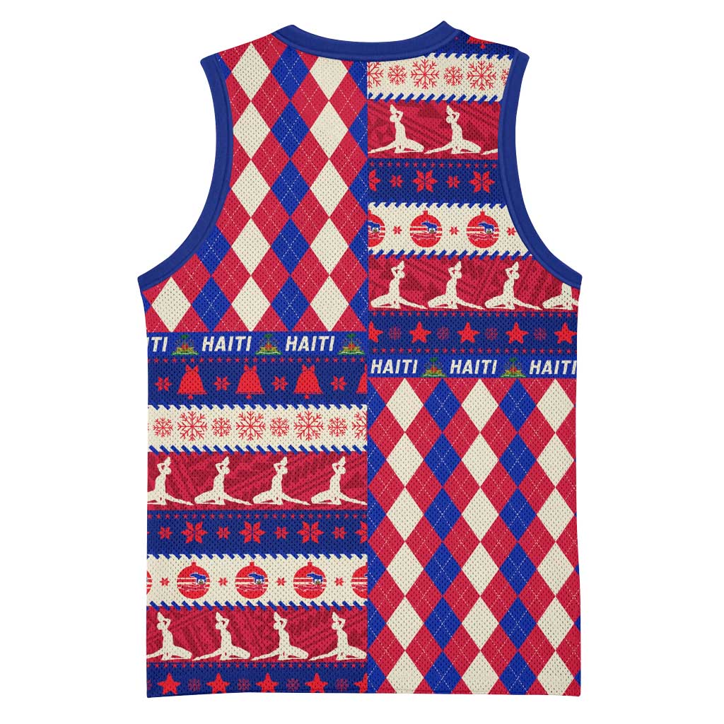 Afro Haiti Christmas Basketball Jersey Jwaye Nowe Neg Marron With Coat Of Arms - African Pride