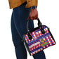 Afro Haiti Christmas Shoulder Handbag Jwaye Nowe Neg Marron With Coat Of Arms - African Pride