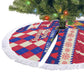 Afro Haiti Christmas Tree Skirt Jwaye Nowe Neg Marron With Coat Of Arms - African Pride