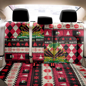 Afro Haiti 1964 Christmas Back Car Seat Cover Jwaye Nowe Neg Marron With Coat Of Arms - African Pride