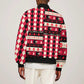 Afro Haiti 1964 Christmas Bomber Jacket Jwaye Nowe Neg Marron With Coat Of Arms - African Pride