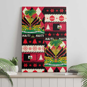 Afro Haiti 1964 Christmas Canvas Wall Art Jwaye Nowe Neg Marron With Coat Of Arms - African Pride