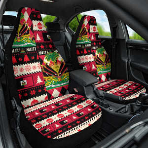 Afro Haiti 1964 Christmas Car Seat Cover Jwaye Nowe Neg Marron With Coat Of Arms - African Pride