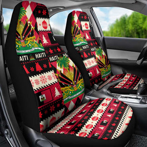 Afro Haiti 1964 Christmas Car Seat Cover Jwaye Nowe Neg Marron With Coat Of Arms - African Pride