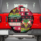 Afro Haiti 1964 Christmas Spare Tire Cover Jwaye Nowe Neg Marron With Coat Of Arms - African Pride