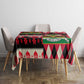 Afro Haiti 1964 Christmas Tablecloth Jwaye Nowe Neg Marron With Coat Of Arms - African Pride