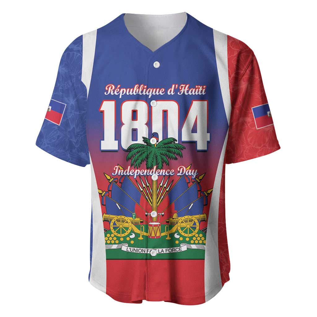 Personalized Haiti 1804 Baseball Jersey Happy Ayiti Independence Day - African Pride
