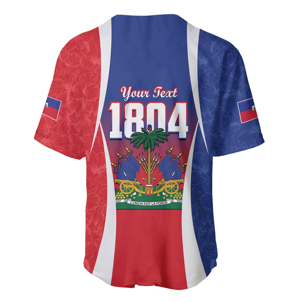 Personalized Haiti 1804 Baseball Jersey Happy Ayiti Independence Day - African Pride